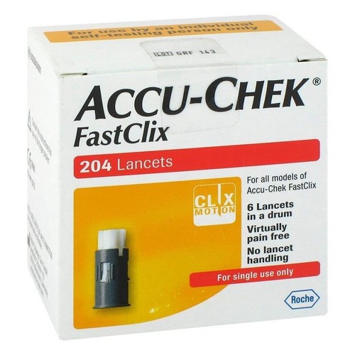 Fastclix accu chek lanzetten - chek,