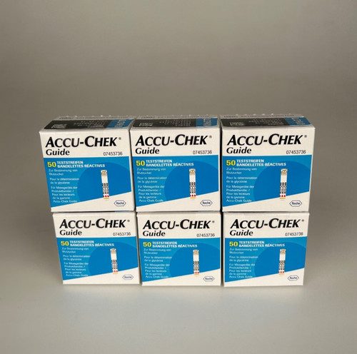 Accu chek guide 300 stk - accu, |